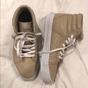 Women’s Vans leather hi tops